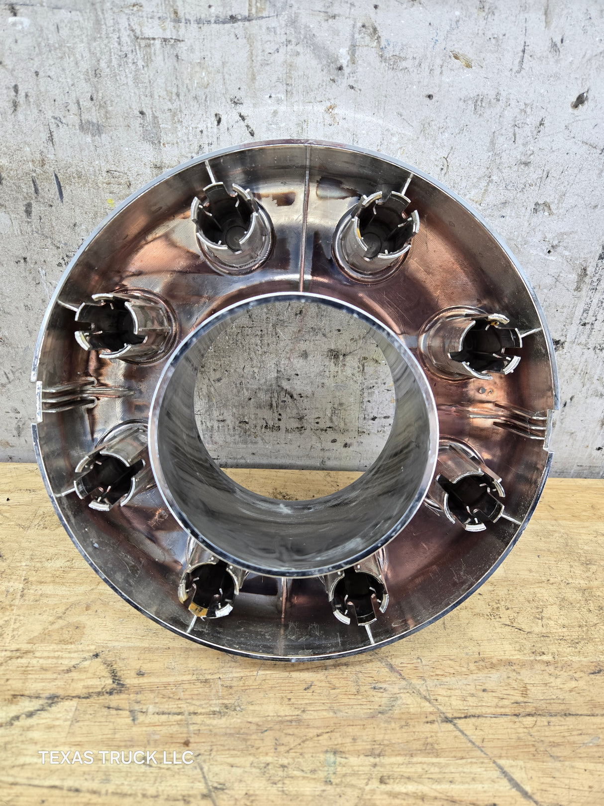 2008-2016 Ford Super Duty F350 Front DUALLY Hub Cap Chrome Center Cap 4x4 8 LUG