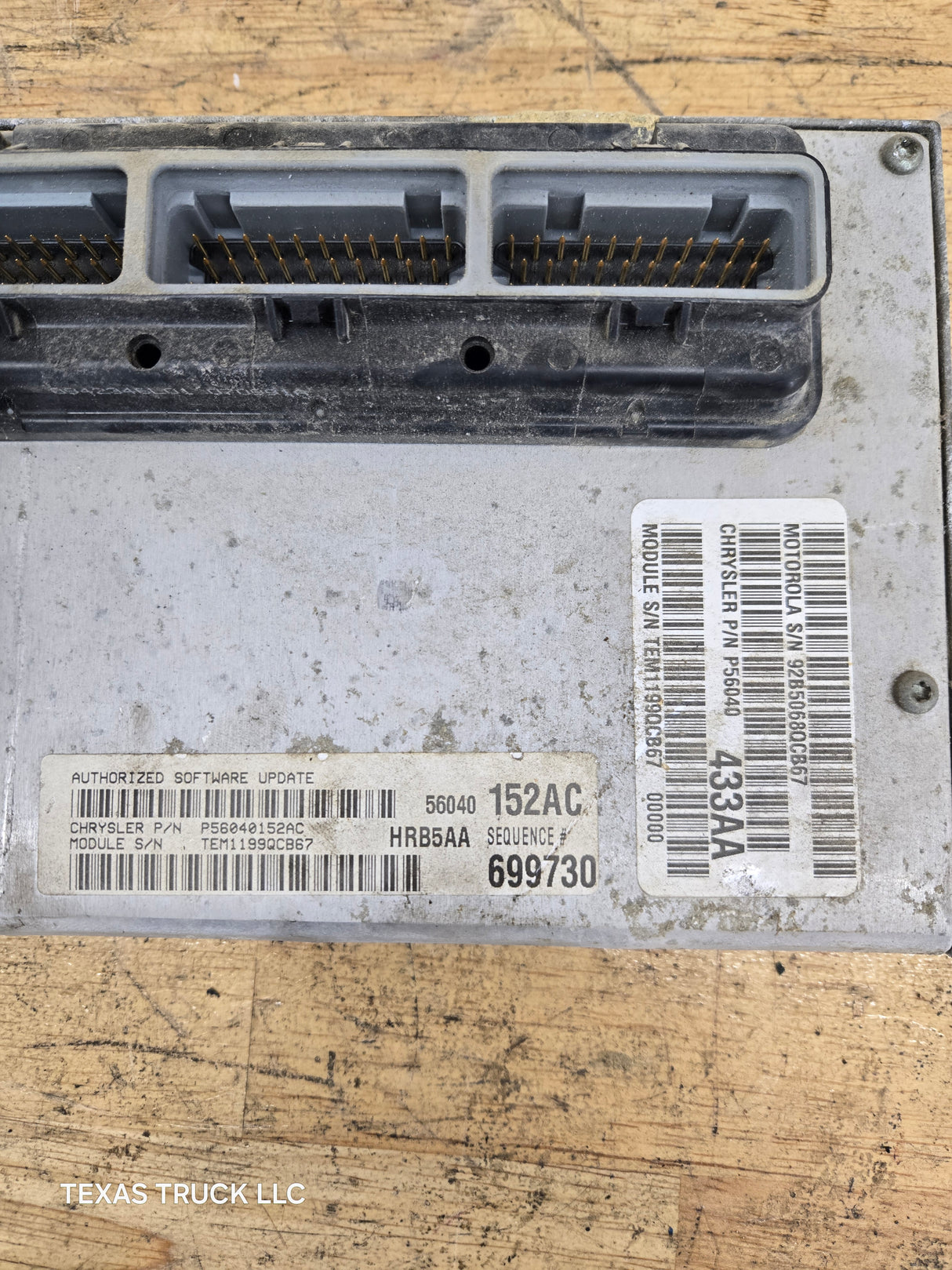 1999 Dodge Ram 1500 2500 3500 5.9L PCM P56040152AC