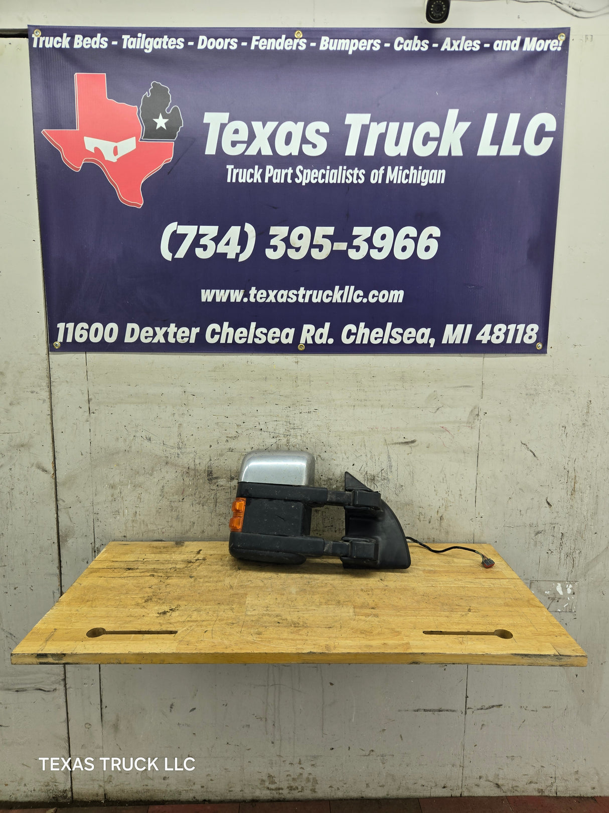 2008-2016 Ford Super Duty F250 F350 F450 F550 RH Passenger Side Power Fold & Extend Heated Towing Mirror OEM C34-17682-CA