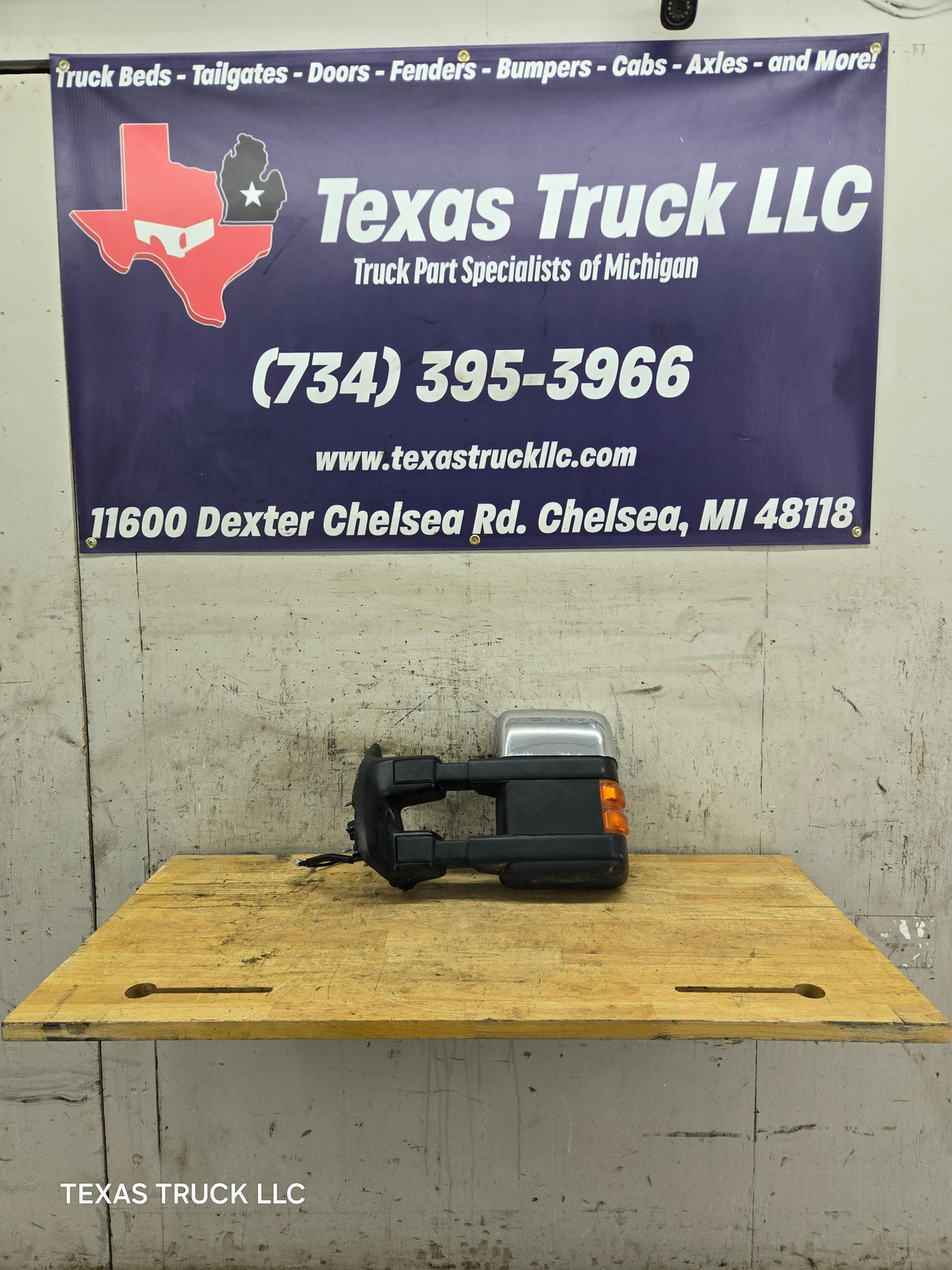 2008-2016 Ford Super Duty F250 F350 F450 F550 LH Driver Side Power Fold & Telescope Heated Towing Mirror OEM