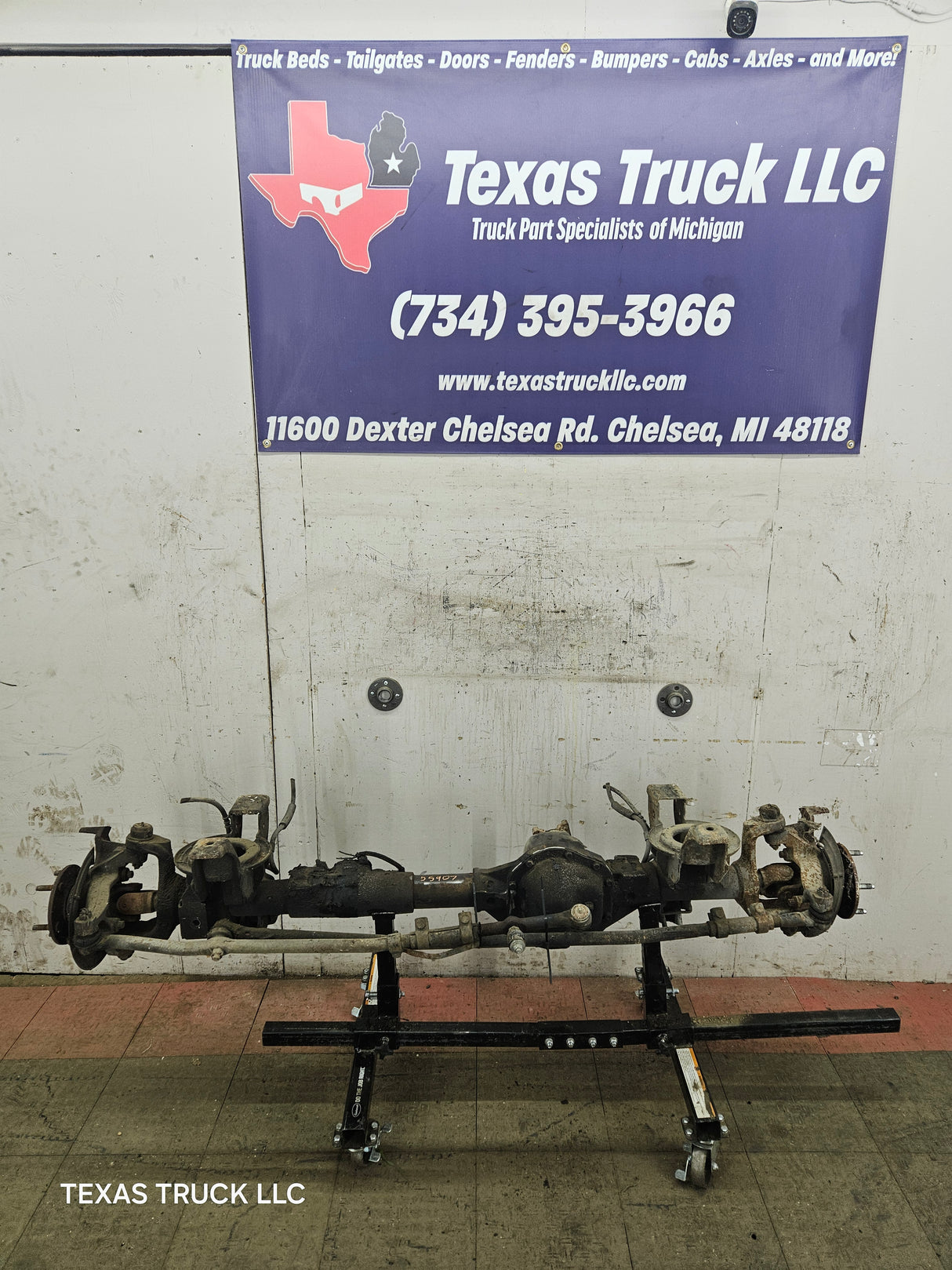 1996-1997 Dodge Ram 1500 4wd 3.55 Front Axle Assembly Beam Assembly