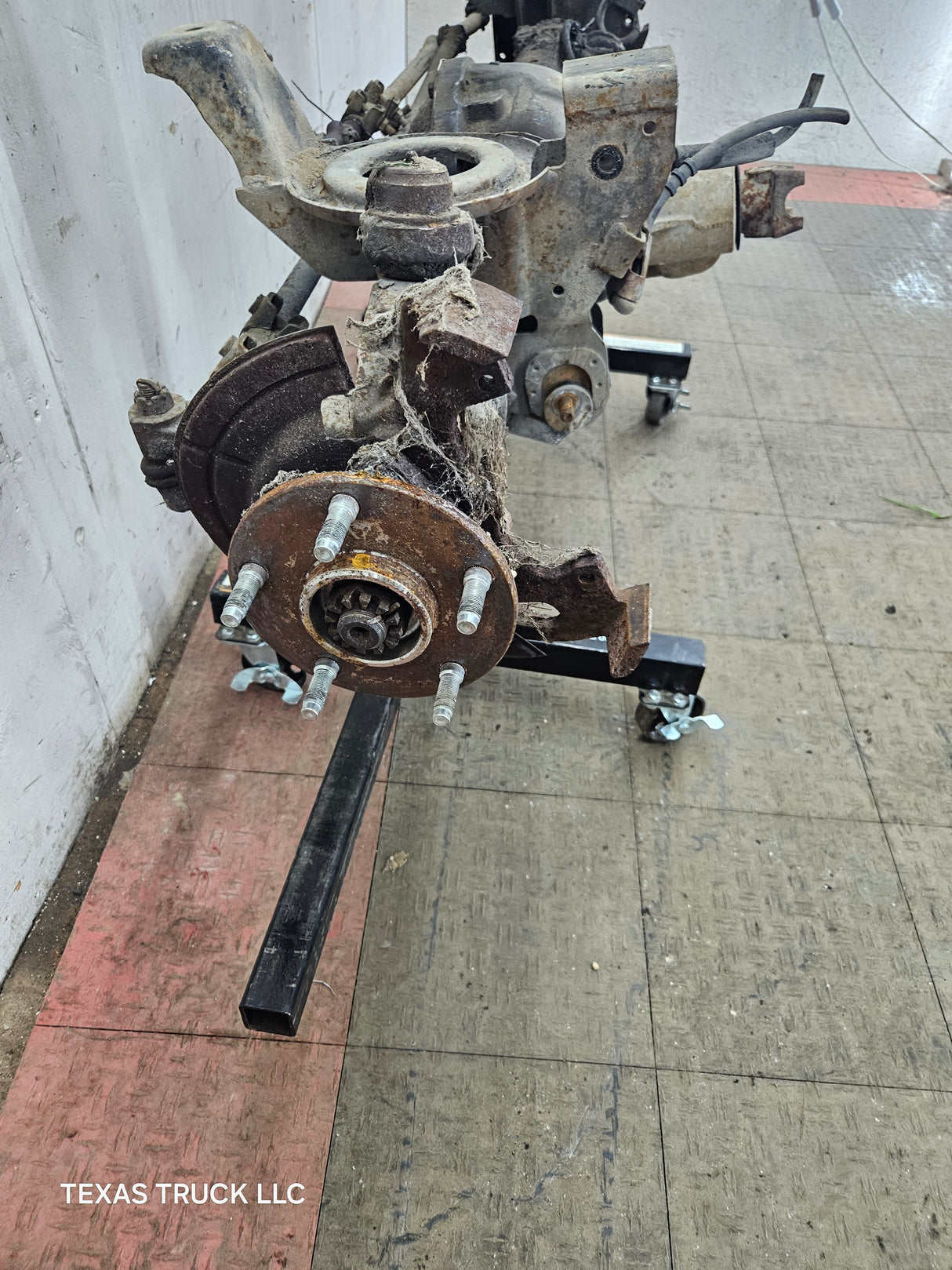 1996-1997 Dodge Ram 1500 4wd 3.55 Front Axle Assembly Beam Assembly