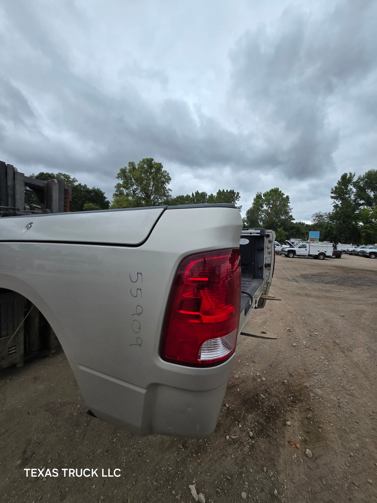 2009-2018 Dodge Ram 4th gen 1500 5' 7" Short Truck Bed "Rambox" Ram Box - Light Graystone Pearl Coat