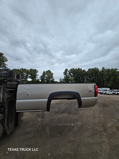 1999-2007 Chevrolet Silverado / GMC Sierra 1500 2500 3500 HD 8' Long Bed Truck Bed - Pewter/Tan