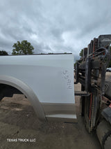 2009-2018 Dodge Ram 4th Gen 1500 2500 3500 6' 4" Short Truck Bed - Bright White Clear Coat & Pebble Beige/Bark Brown
