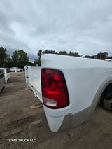 2009-2018 Dodge Ram 4th Gen 1500 2500 3500 6' 4" Short Truck Bed - Bright White Clear Coat & Pebble Beige/Bark Brown
