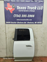 2009-2018 Dodge Ram 4th Gen Driver Side LH Rear Quad Cab Door 1500 2500 3500 4500 5500 - Bright White Clear Coat & Pebble Beige/Bark Brown