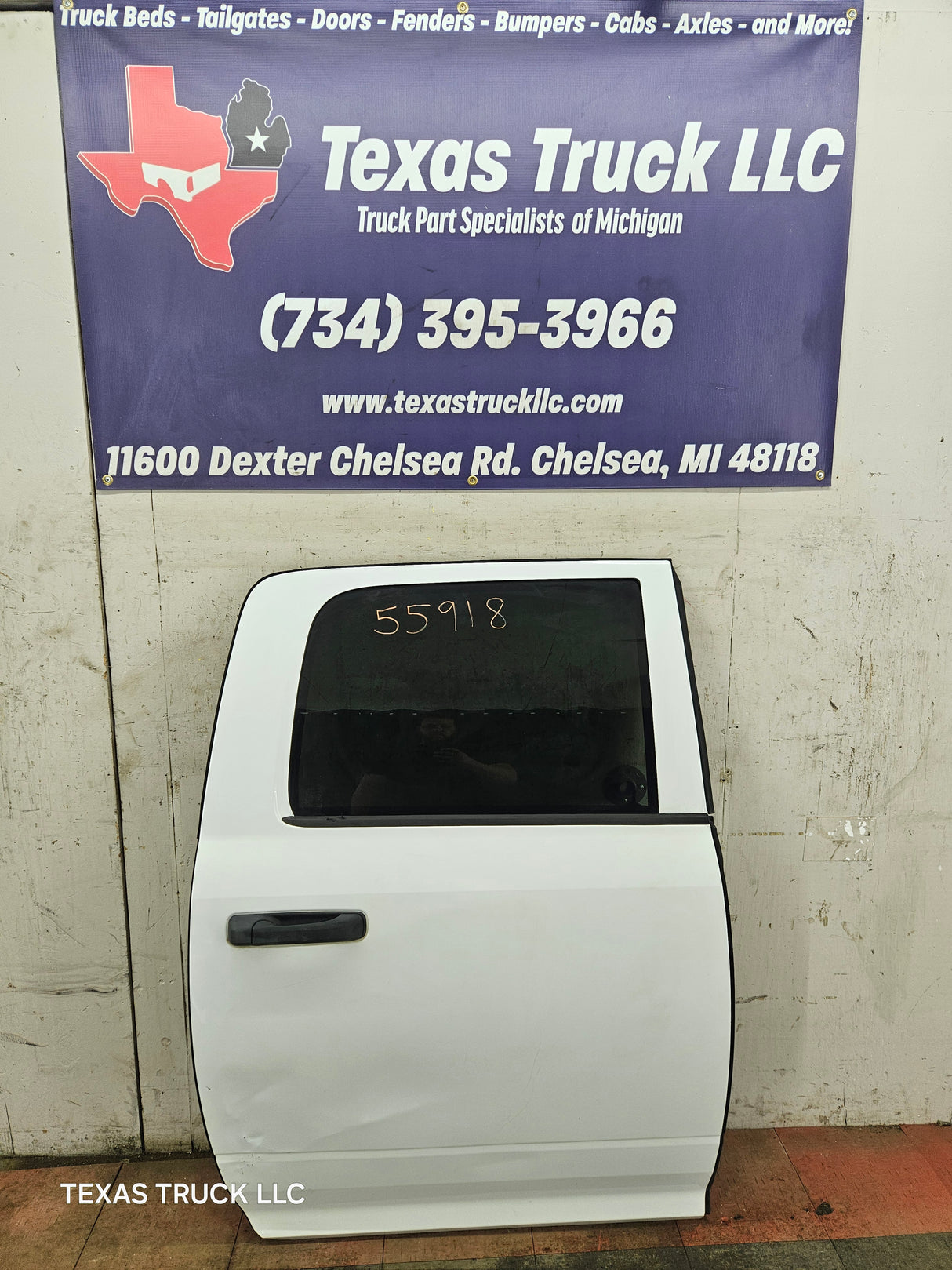 2009-2018 Dodge Ram 4th Gen RH Passenger Side Rear CREW Cab Door 1500 2500 3500 4500 5500 - Bright White Clear Coat