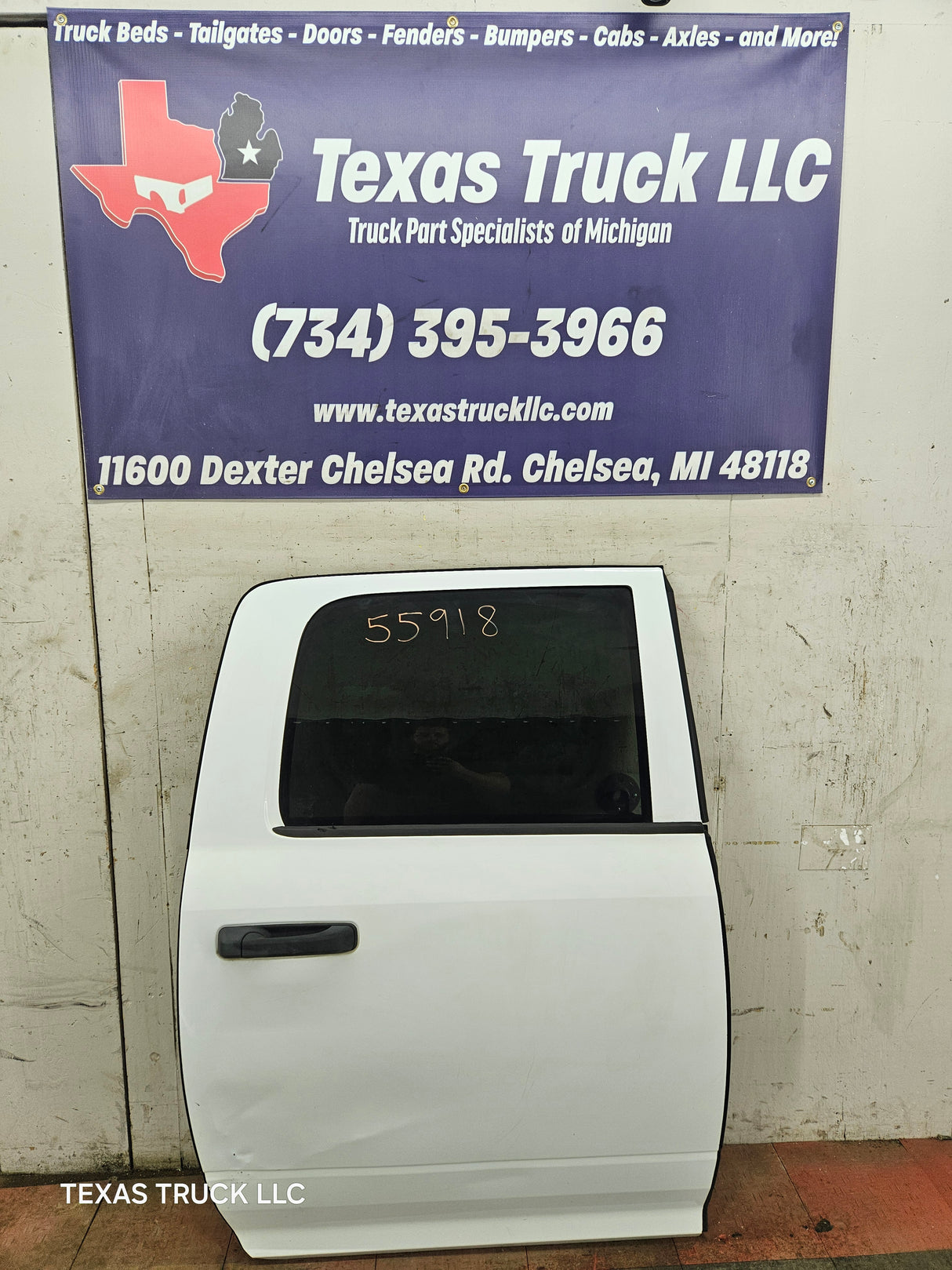 2009-2018 Dodge Ram 4th Gen RH Passenger Side Rear CREW Cab Door 1500 2500 3500 4500 5500 - Bright White Clear Coat