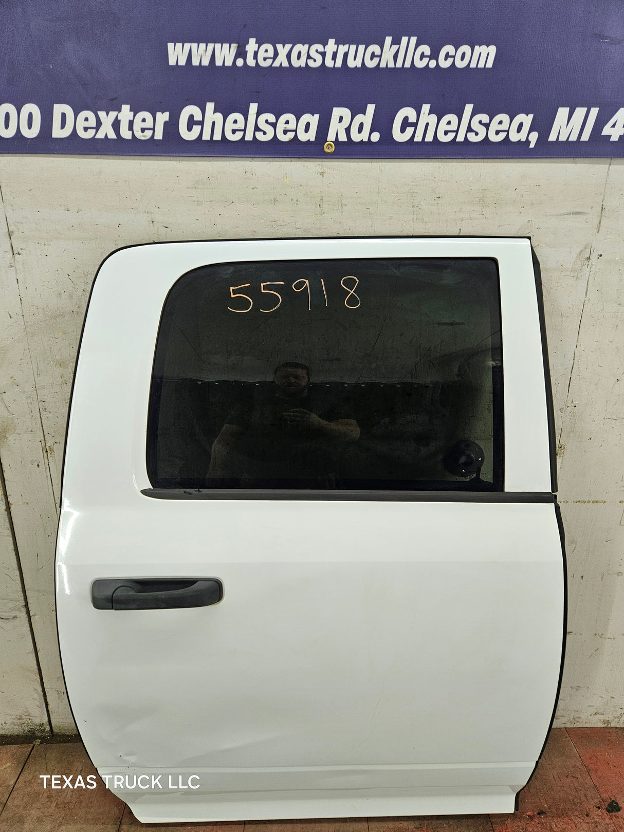 2009-2018 Dodge Ram 4th Gen RH Passenger Side Rear CREW Cab Door 1500 2500 3500 4500 5500 - Bright White Clear Coat