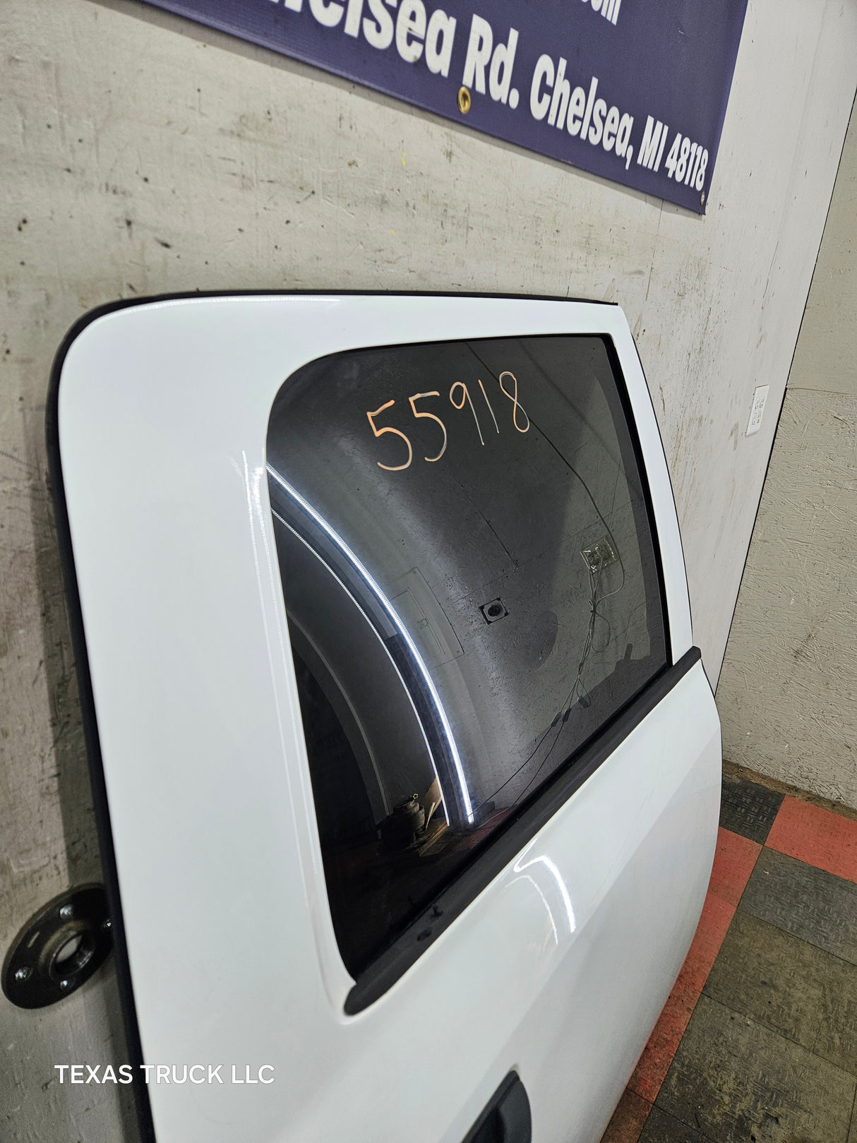 2009-2018 Dodge Ram 4th Gen RH Passenger Side Rear CREW Cab Door 1500 2500 3500 4500 5500 - Bright White Clear Coat