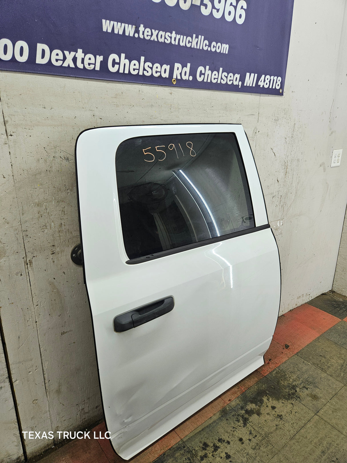 2009-2018 Dodge Ram 4th Gen RH Passenger Side Rear CREW Cab Door 1500 2500 3500 4500 5500 - Bright White Clear Coat