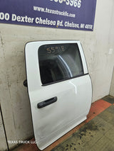 2009-2018 Dodge Ram 4th Gen RH Passenger Side Rear CREW Cab Door 1500 2500 3500 4500 5500 - Bright White Clear Coat
