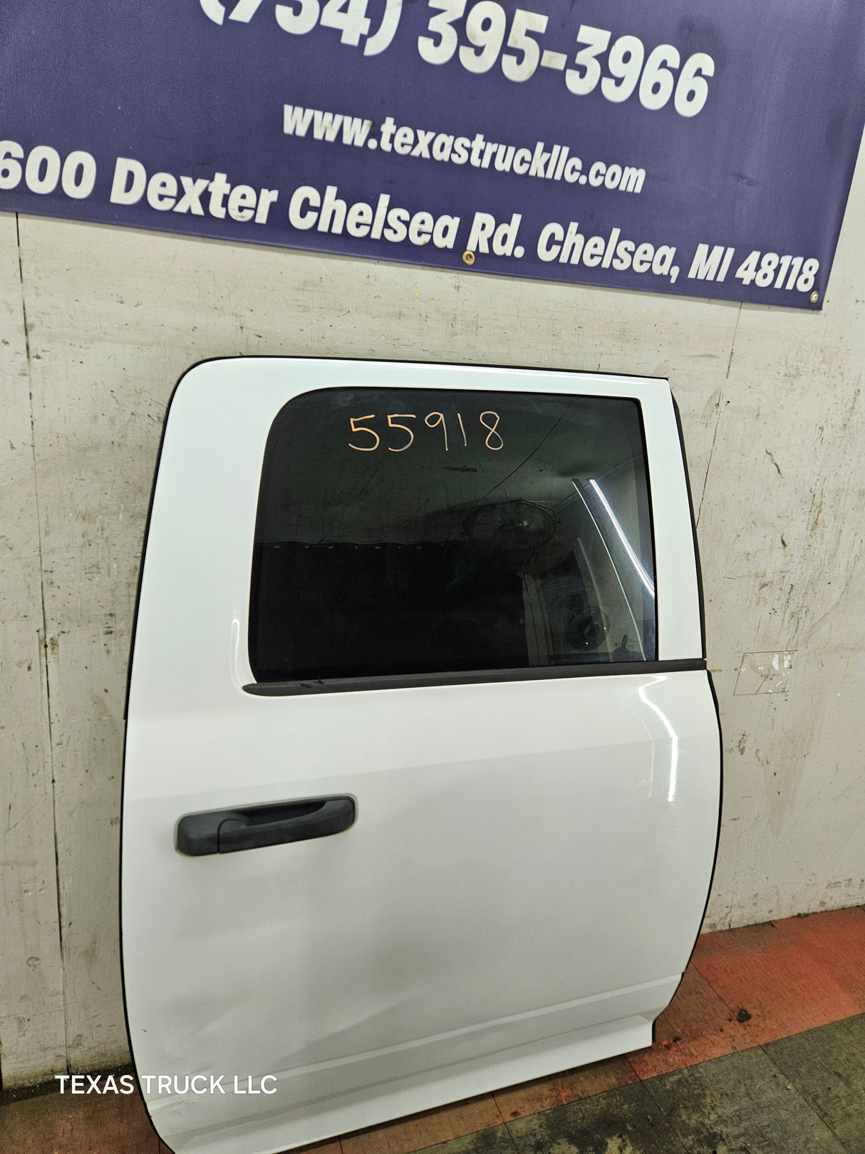 2009-2018 Dodge Ram 4th Gen RH Passenger Side Rear CREW Cab Door 1500 2500 3500 4500 5500 - Bright White Clear Coat