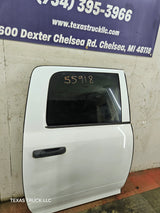 2009-2018 Dodge Ram 4th Gen RH Passenger Side Rear CREW Cab Door 1500 2500 3500 4500 5500 - Bright White Clear Coat