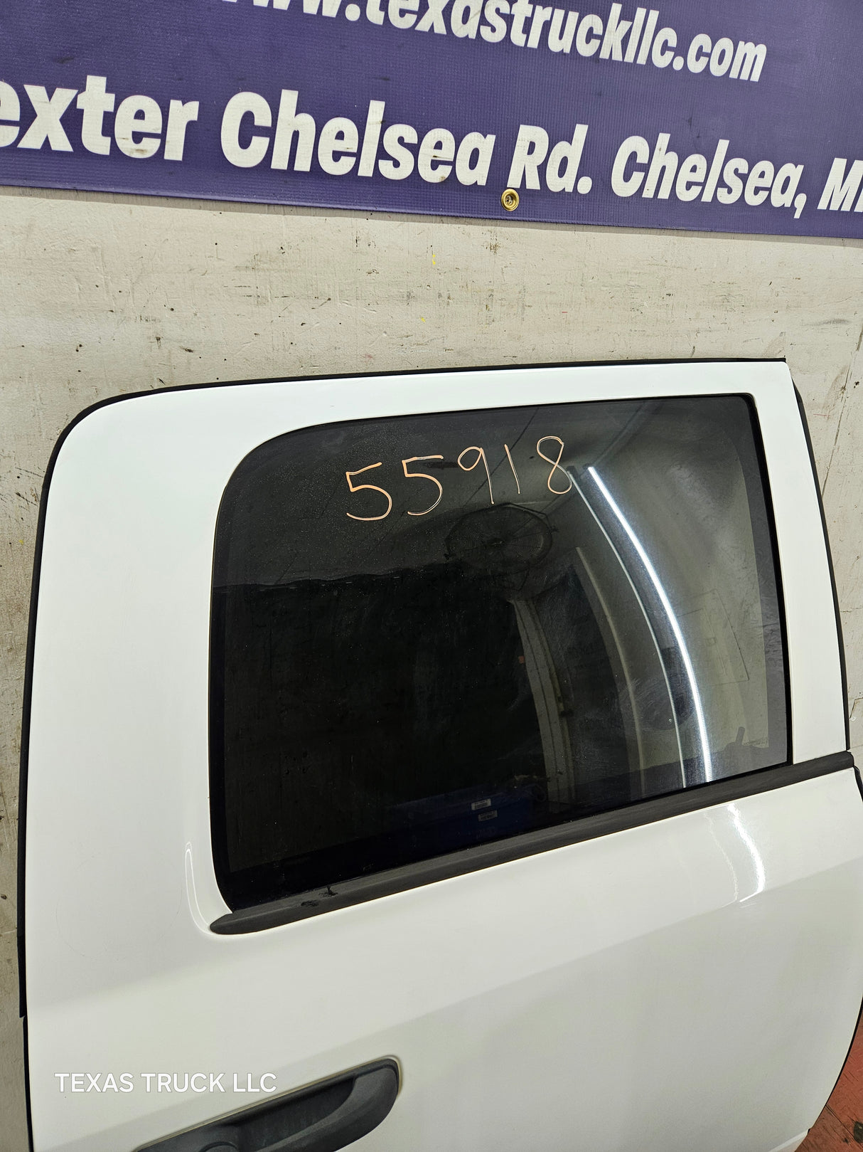 2009-2018 Dodge Ram 4th Gen RH Passenger Side Rear CREW Cab Door 1500 2500 3500 4500 5500 - Bright White Clear Coat