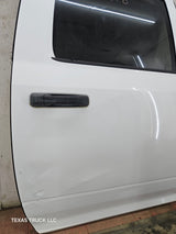 2009-2018 Dodge Ram 4th Gen RH Passenger Side Rear CREW Cab Door 1500 2500 3500 4500 5500 - Bright White Clear Coat