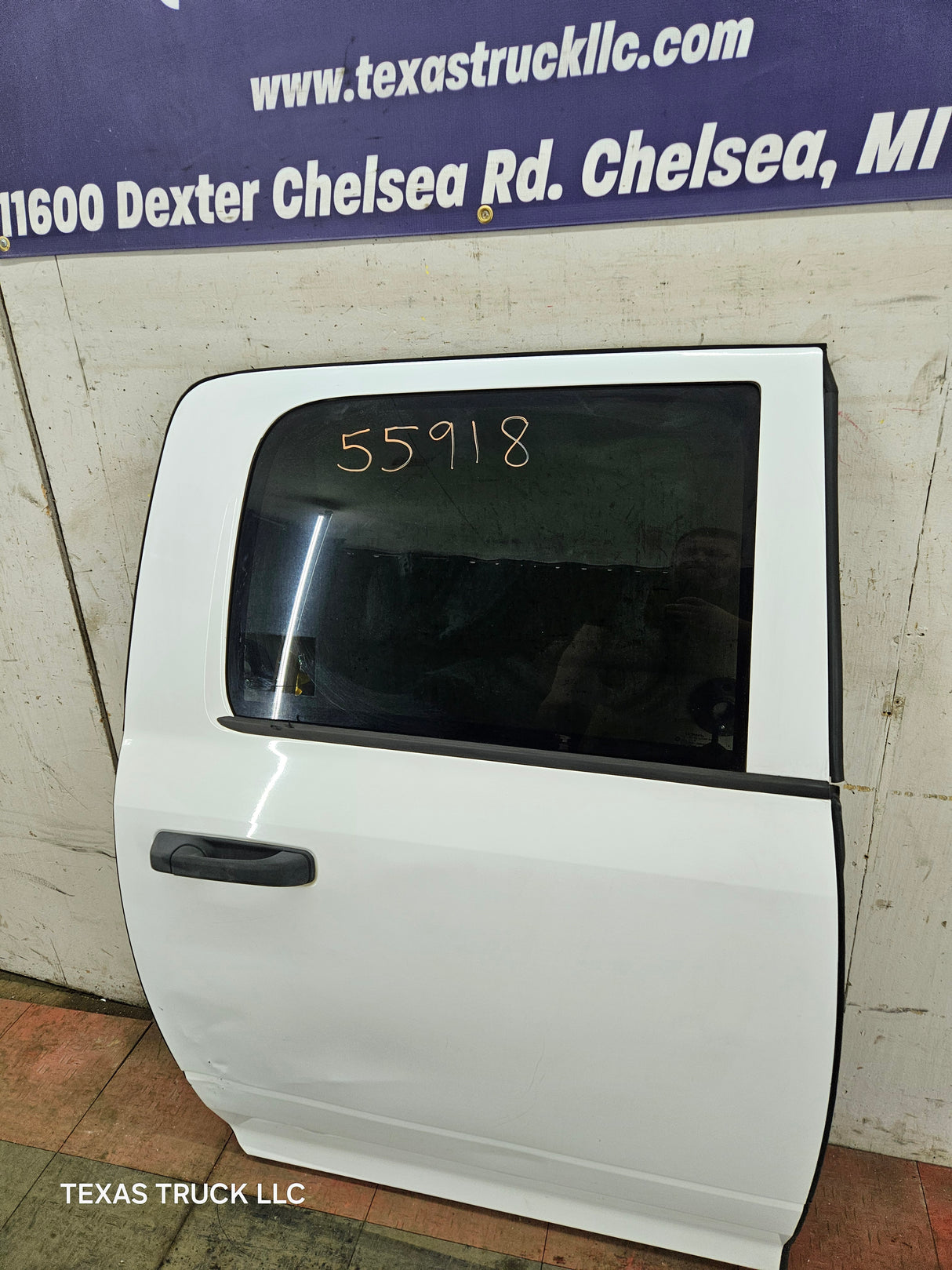 2009-2018 Dodge Ram 4th Gen RH Passenger Side Rear CREW Cab Door 1500 2500 3500 4500 5500 - Bright White Clear Coat