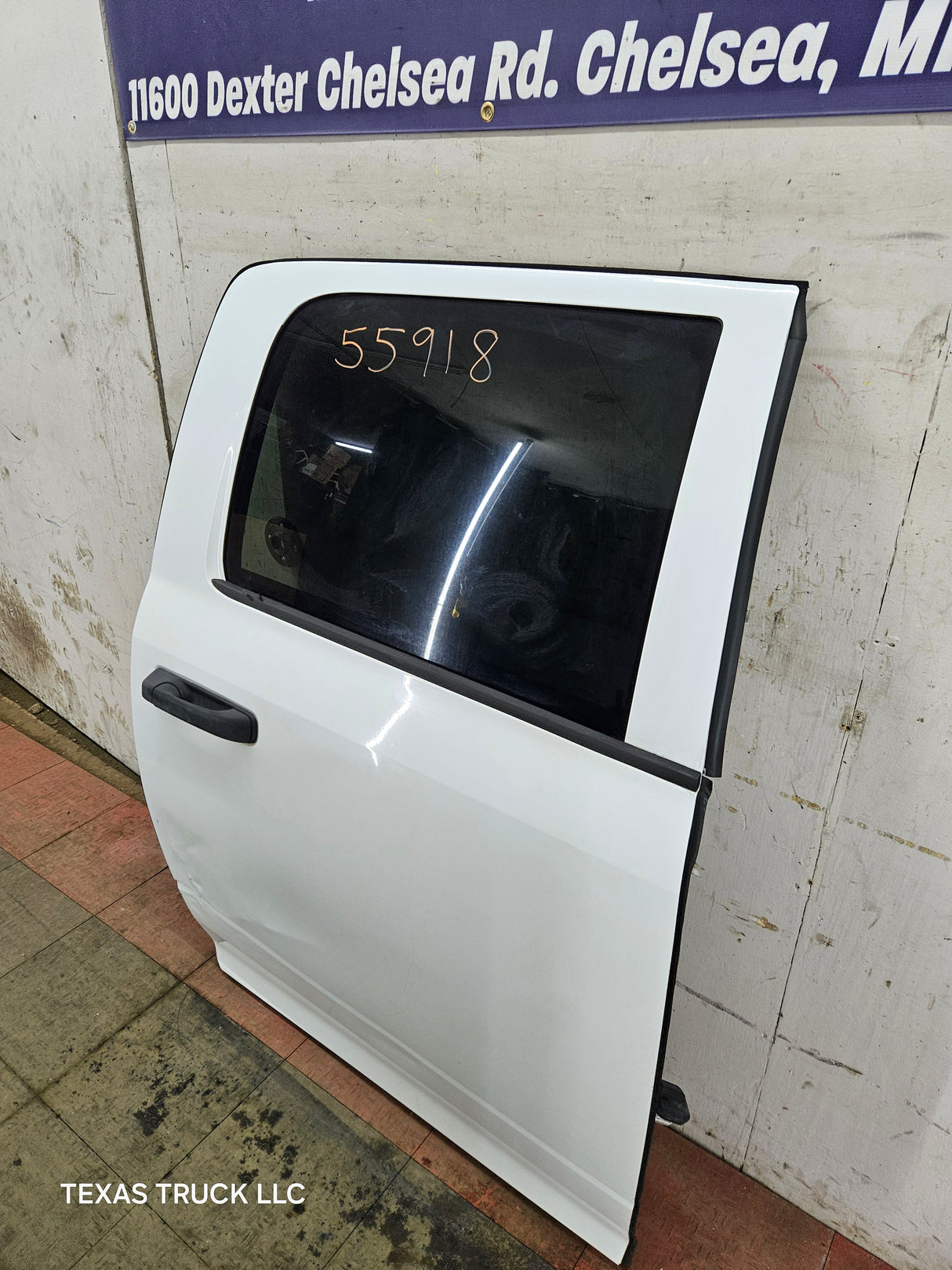 2009-2018 Dodge Ram 4th Gen RH Passenger Side Rear CREW Cab Door 1500 2500 3500 4500 5500 - Bright White Clear Coat