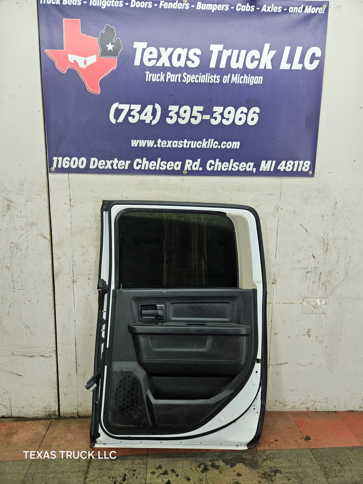 2009-2018 Dodge Ram 4th Gen RH Passenger Side Rear CREW Cab Door 1500 2500 3500 4500 5500 - Bright White Clear Coat