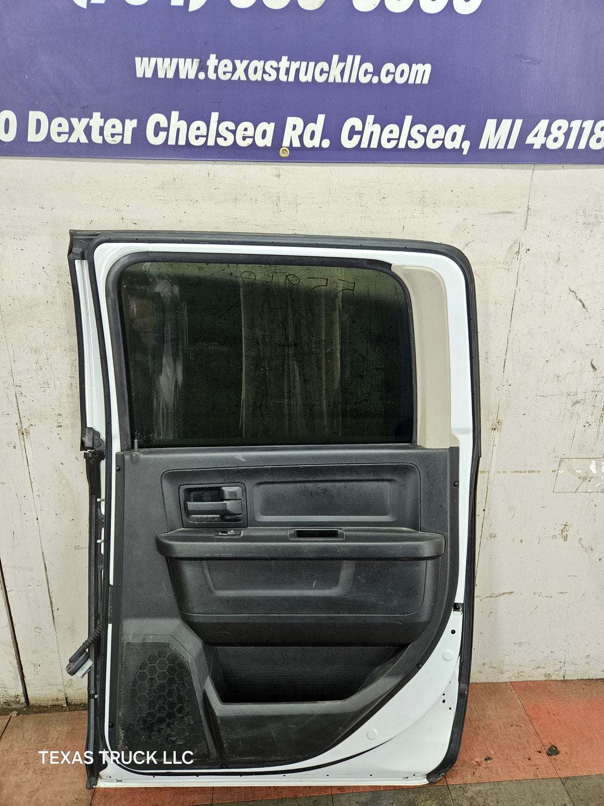 2009-2018 Dodge Ram 4th Gen RH Passenger Side Rear CREW Cab Door 1500 2500 3500 4500 5500 - Bright White Clear Coat