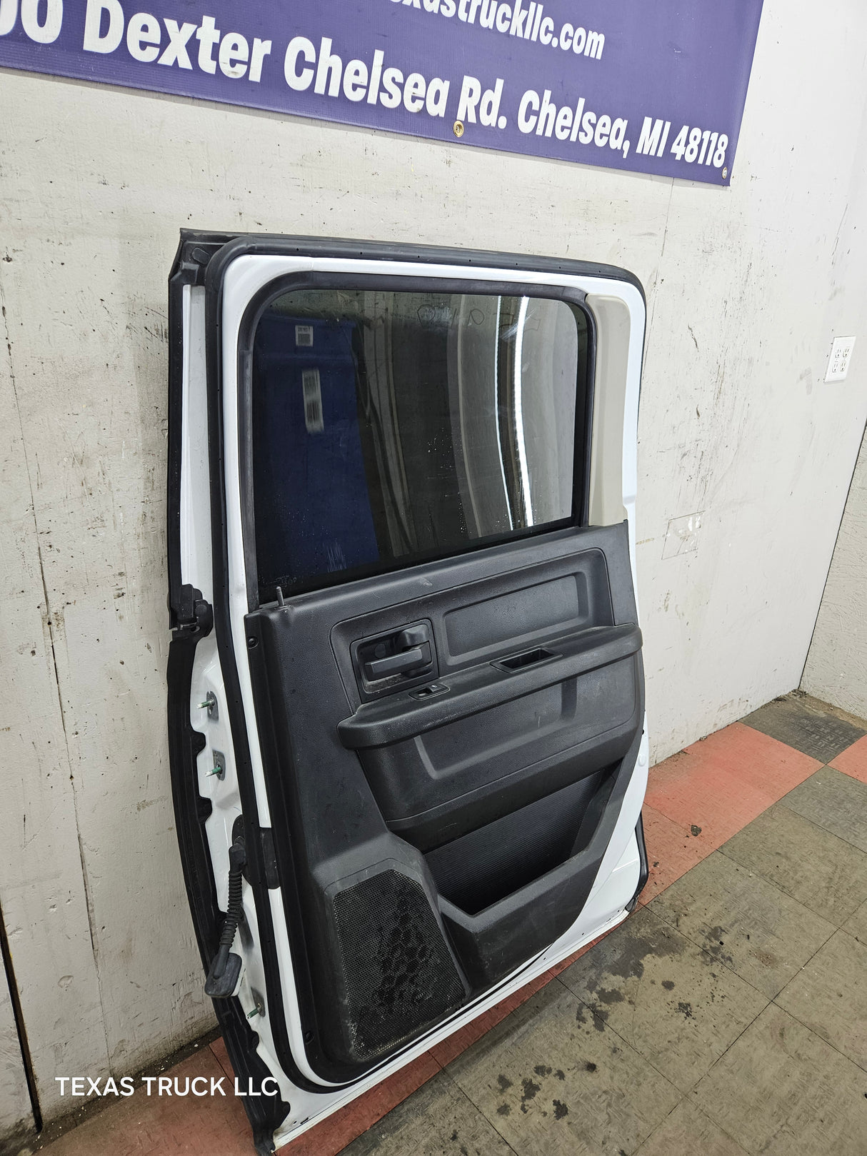 2009-2018 Dodge Ram 4th Gen RH Passenger Side Rear CREW Cab Door 1500 2500 3500 4500 5500 - Bright White Clear Coat