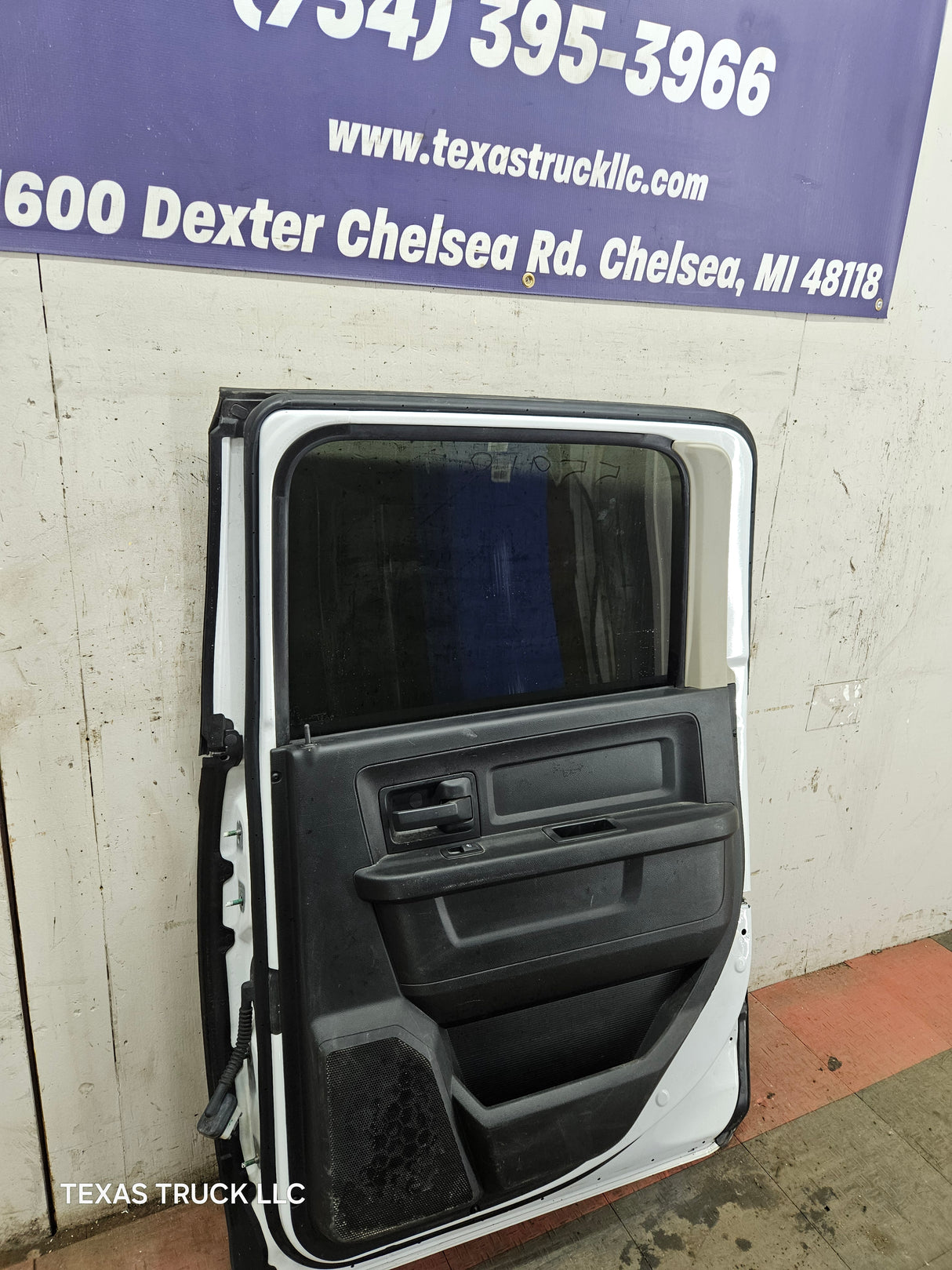 2009-2018 Dodge Ram 4th Gen RH Passenger Side Rear CREW Cab Door 1500 2500 3500 4500 5500 - Bright White Clear Coat