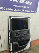 2009-2018 Dodge Ram 4th Gen RH Passenger Side Rear CREW Cab Door 1500 2500 3500 4500 5500 - Bright White Clear Coat