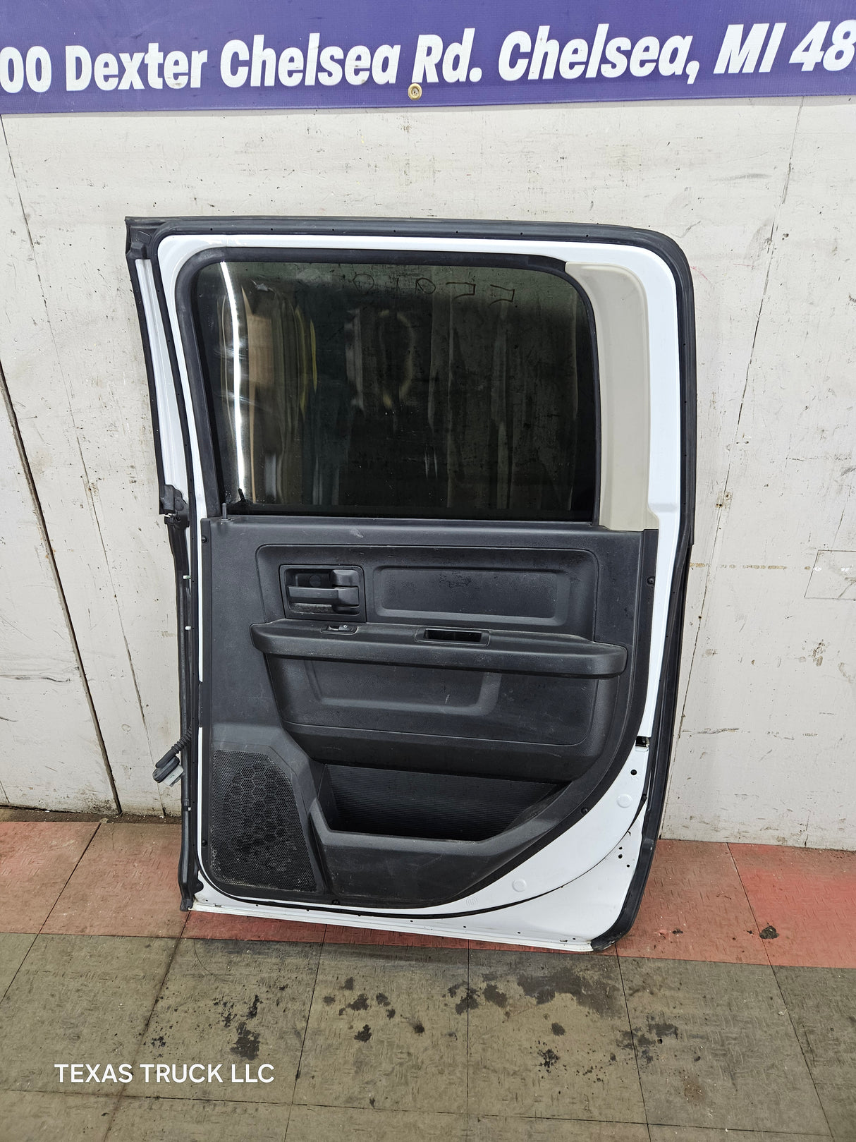 2009-2018 Dodge Ram 4th Gen RH Passenger Side Rear CREW Cab Door 1500 2500 3500 4500 5500 - Bright White Clear Coat