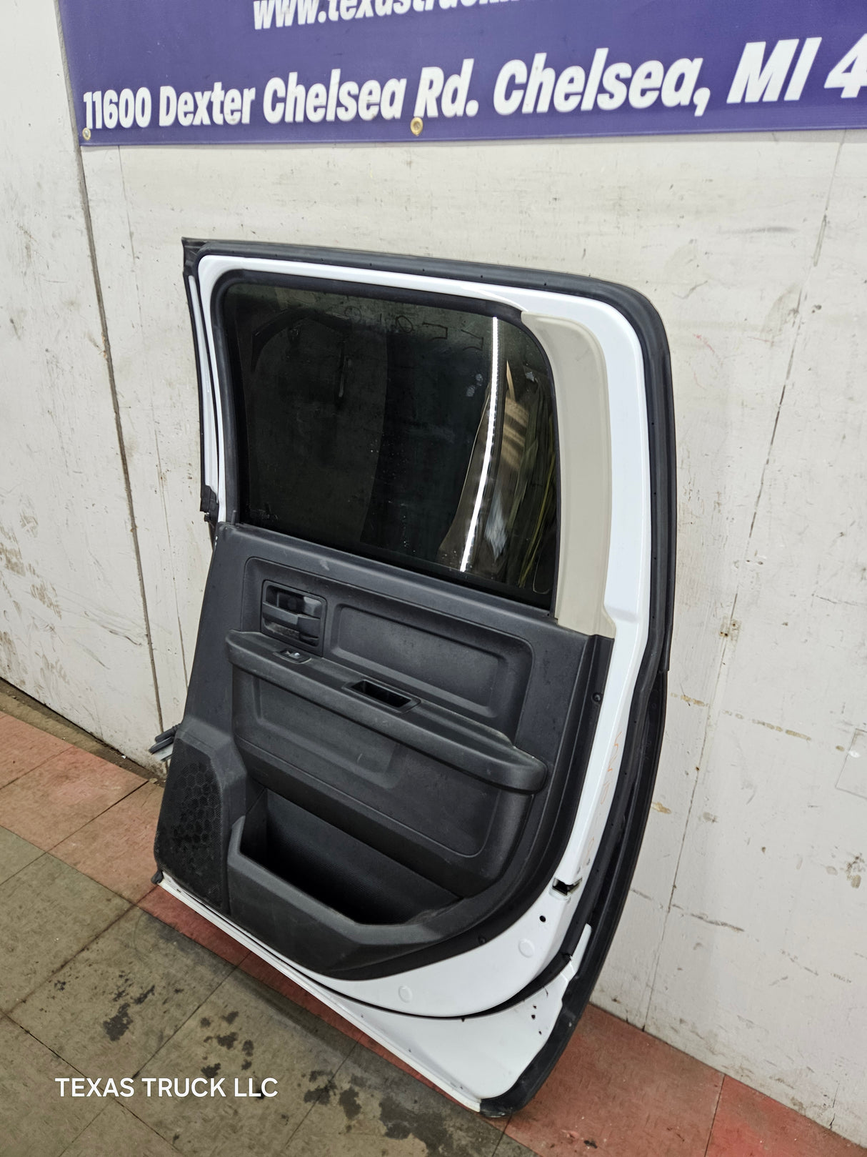 2009-2018 Dodge Ram 4th Gen RH Passenger Side Rear CREW Cab Door 1500 2500 3500 4500 5500 - Bright White Clear Coat