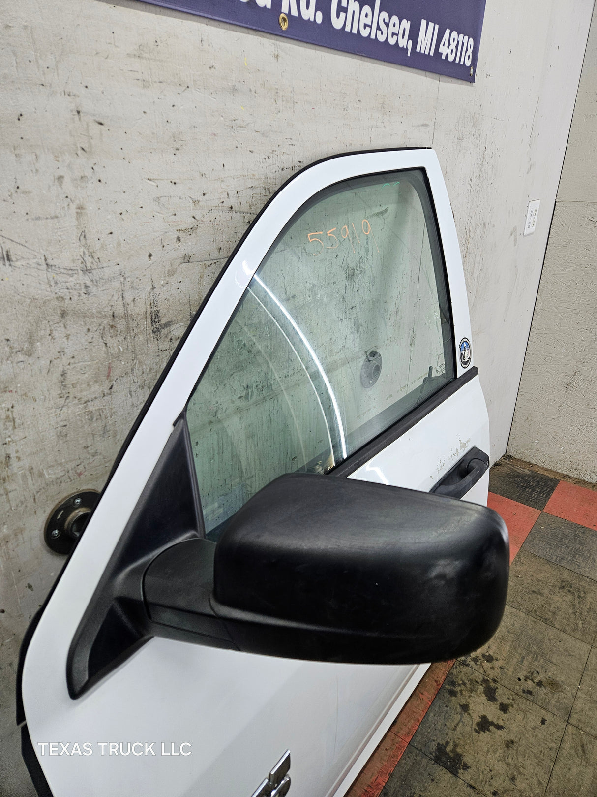2009-2018 Dodge Ram 4th Gen LH Driver Side Front Quad/Crew Cab Door 1500 2500 3500 4500 5500 - Bright White Clear Coat