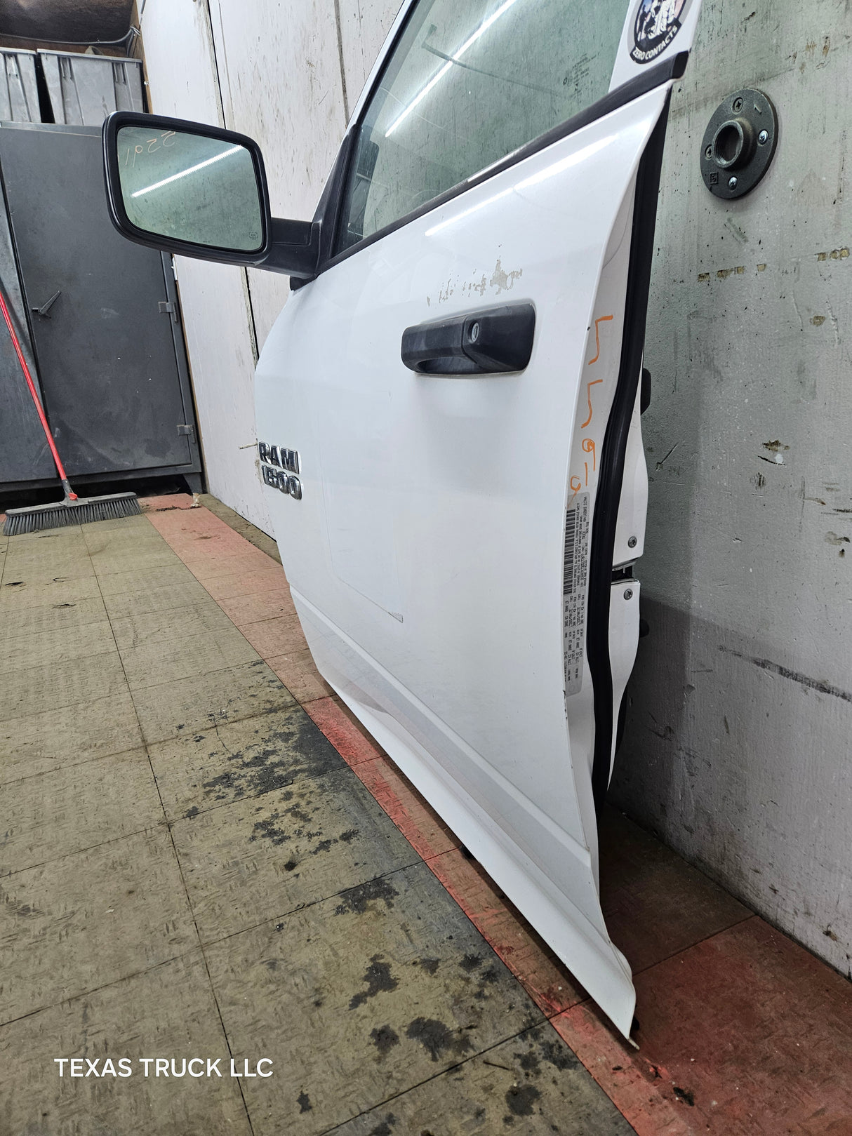 2009-2018 Dodge Ram 4th Gen LH Driver Side Front Quad/Crew Cab Door 1500 2500 3500 4500 5500 - Bright White Clear Coat