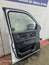 2009-2018 Dodge Ram 4th Gen LH Driver Side Front Quad/Crew Cab Door 1500 2500 3500 4500 5500 - Bright White Clear Coat