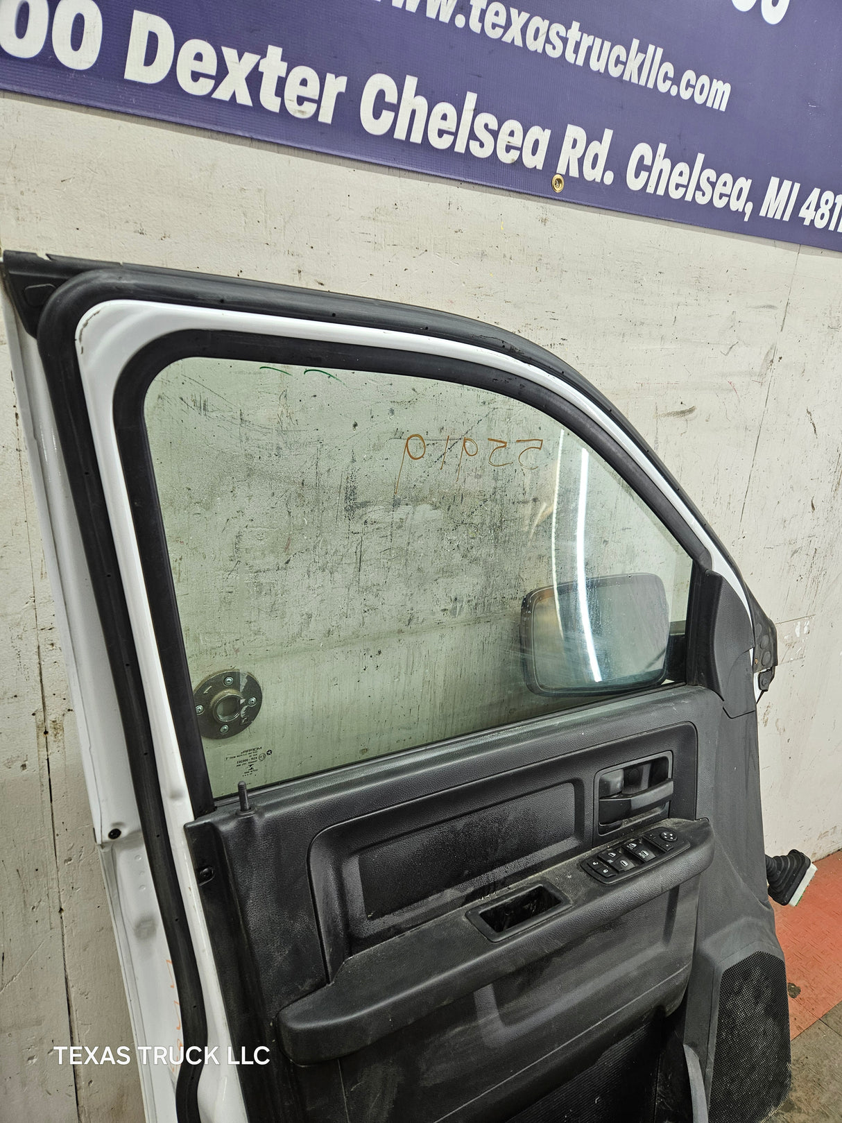 2009-2018 Dodge Ram 4th Gen LH Driver Side Front Quad/Crew Cab Door 1500 2500 3500 4500 5500 - Bright White Clear Coat
