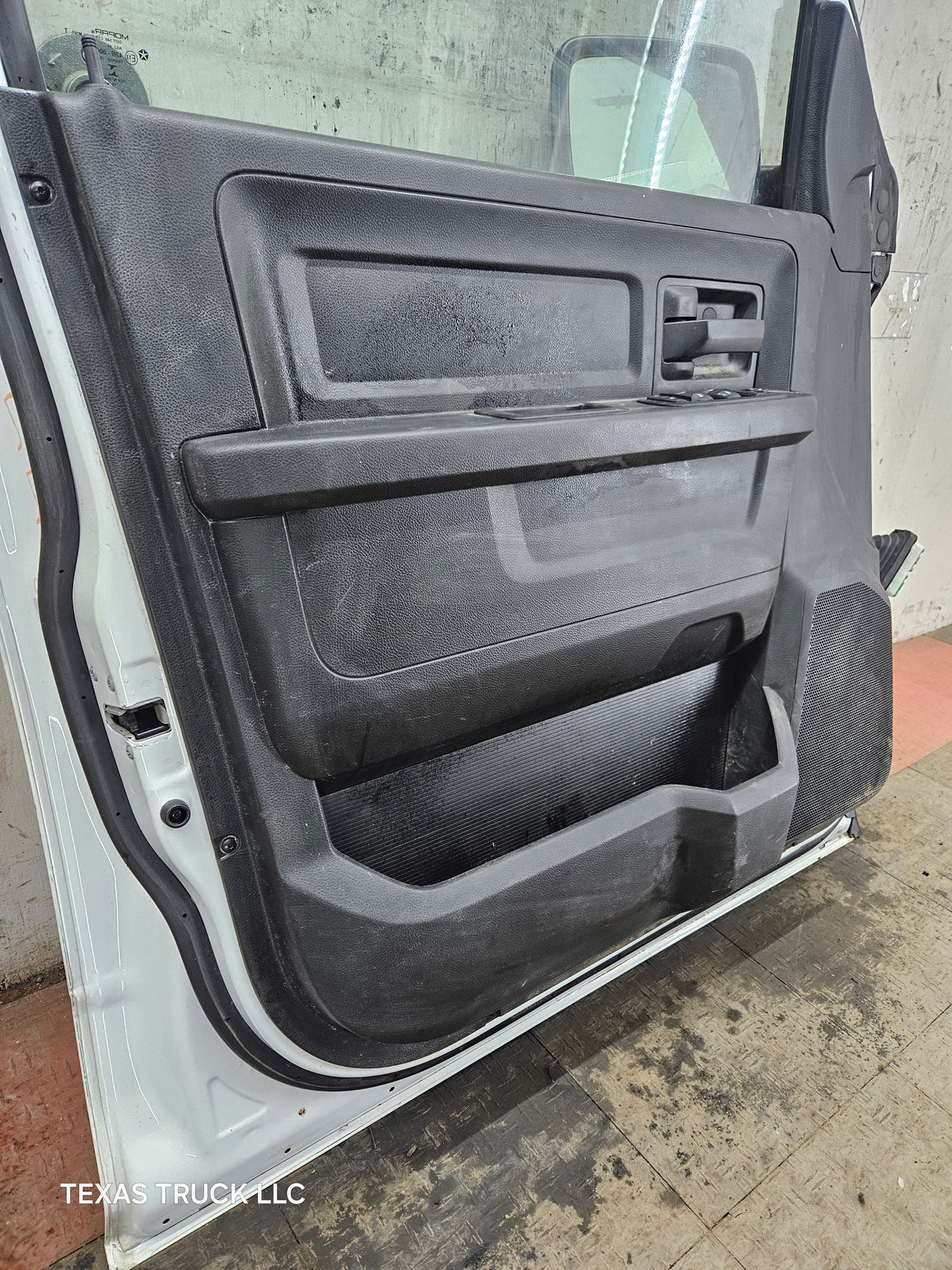 2009-2018 Dodge Ram 4th Gen LH Driver Side Front Quad/Crew Cab Door 1500 2500 3500 4500 5500 - Bright White Clear Coat