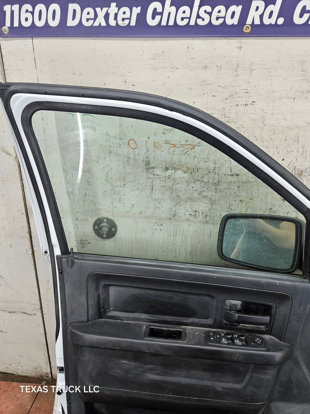 2009-2018 Dodge Ram 4th Gen LH Driver Side Front Quad/Crew Cab Door 1500 2500 3500 4500 5500 - Bright White Clear Coat