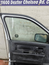 2009-2018 Dodge Ram 4th Gen LH Driver Side Front Quad/Crew Cab Door 1500 2500 3500 4500 5500 - Bright White Clear Coat