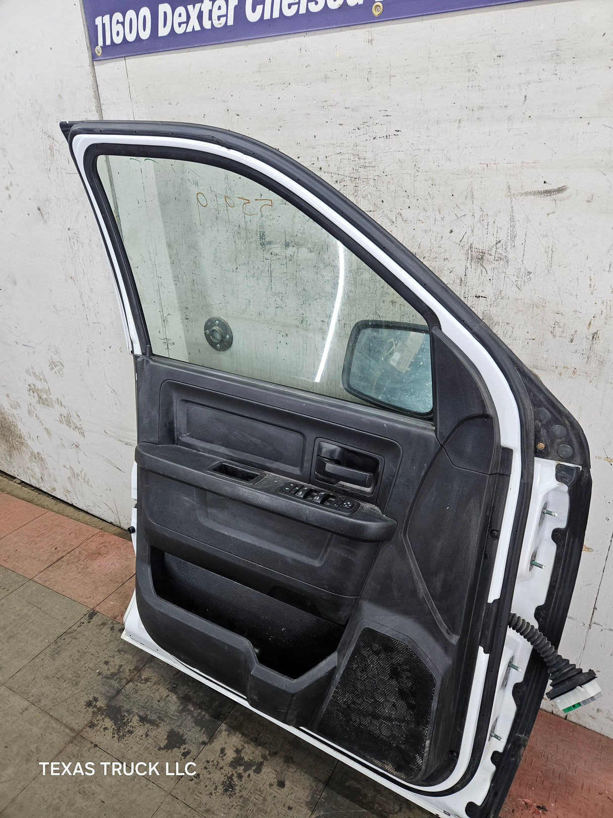2009-2018 Dodge Ram 4th Gen LH Driver Side Front Quad/Crew Cab Door 1500 2500 3500 4500 5500 - Bright White Clear Coat