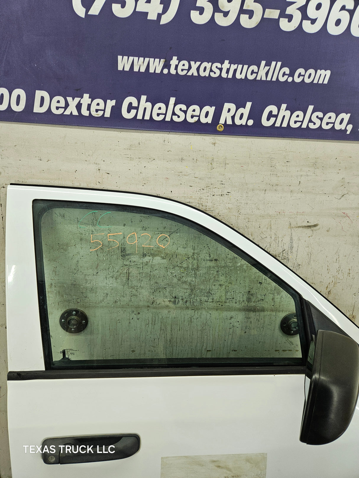 2009-2018 Dodge Ram 4th Gen Passenger Side RH Front Quad Cab Door 1500 2500 3500 4500 5500 - Bright White Clear Coat
