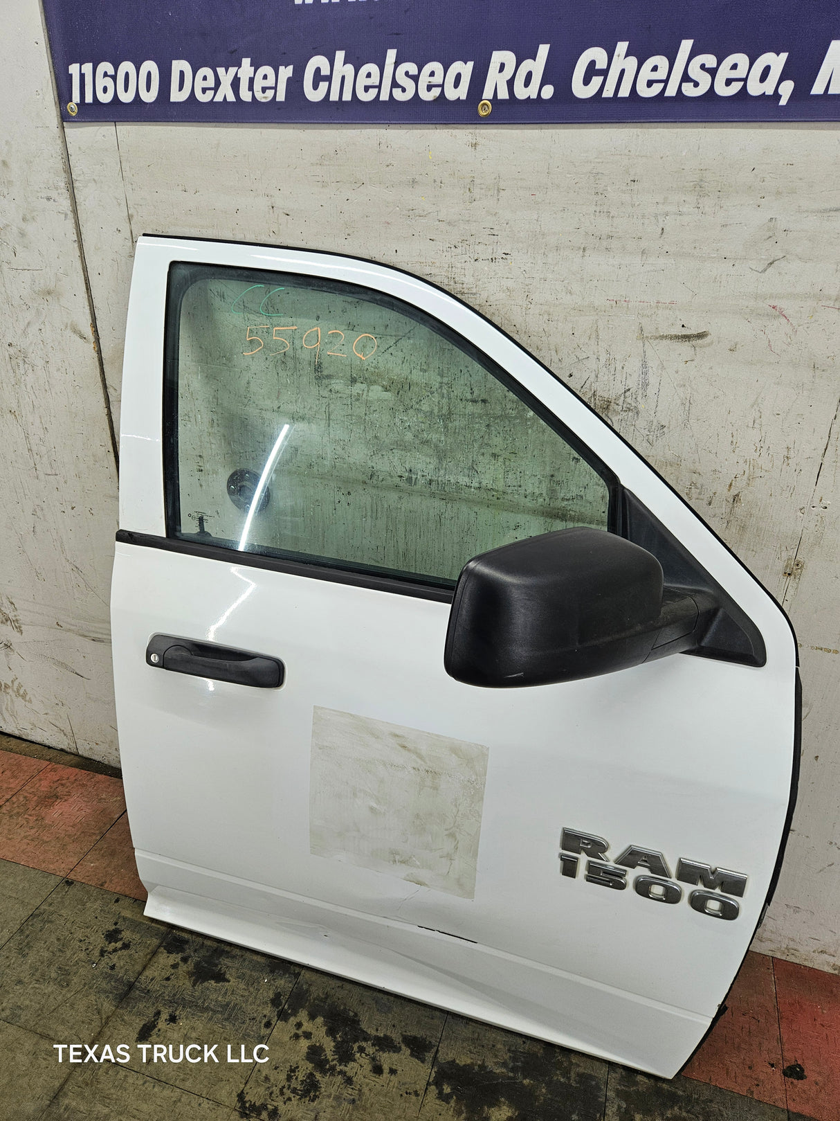 2009-2018 Dodge Ram 4th Gen Passenger Side RH Front Quad Cab Door 1500 2500 3500 4500 5500 - Bright White Clear Coat