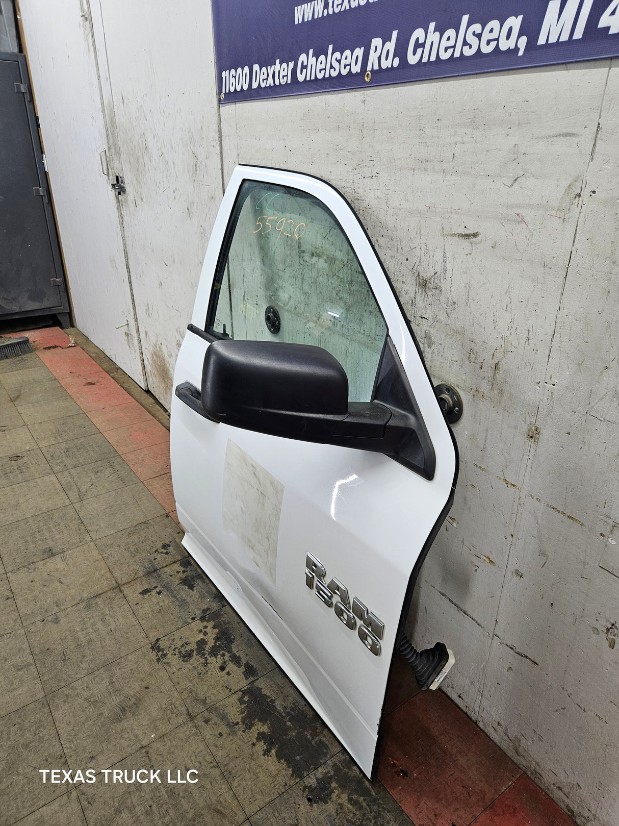 2009-2018 Dodge Ram 4th Gen Passenger Side RH Front Quad Cab Door 1500 2500 3500 4500 5500 - Bright White Clear Coat