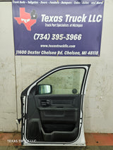 2009-2018 Dodge Ram 4th Gen Passenger Side RH Front Quad Cab Door 1500 2500 3500 4500 5500 - Bright White Clear Coat