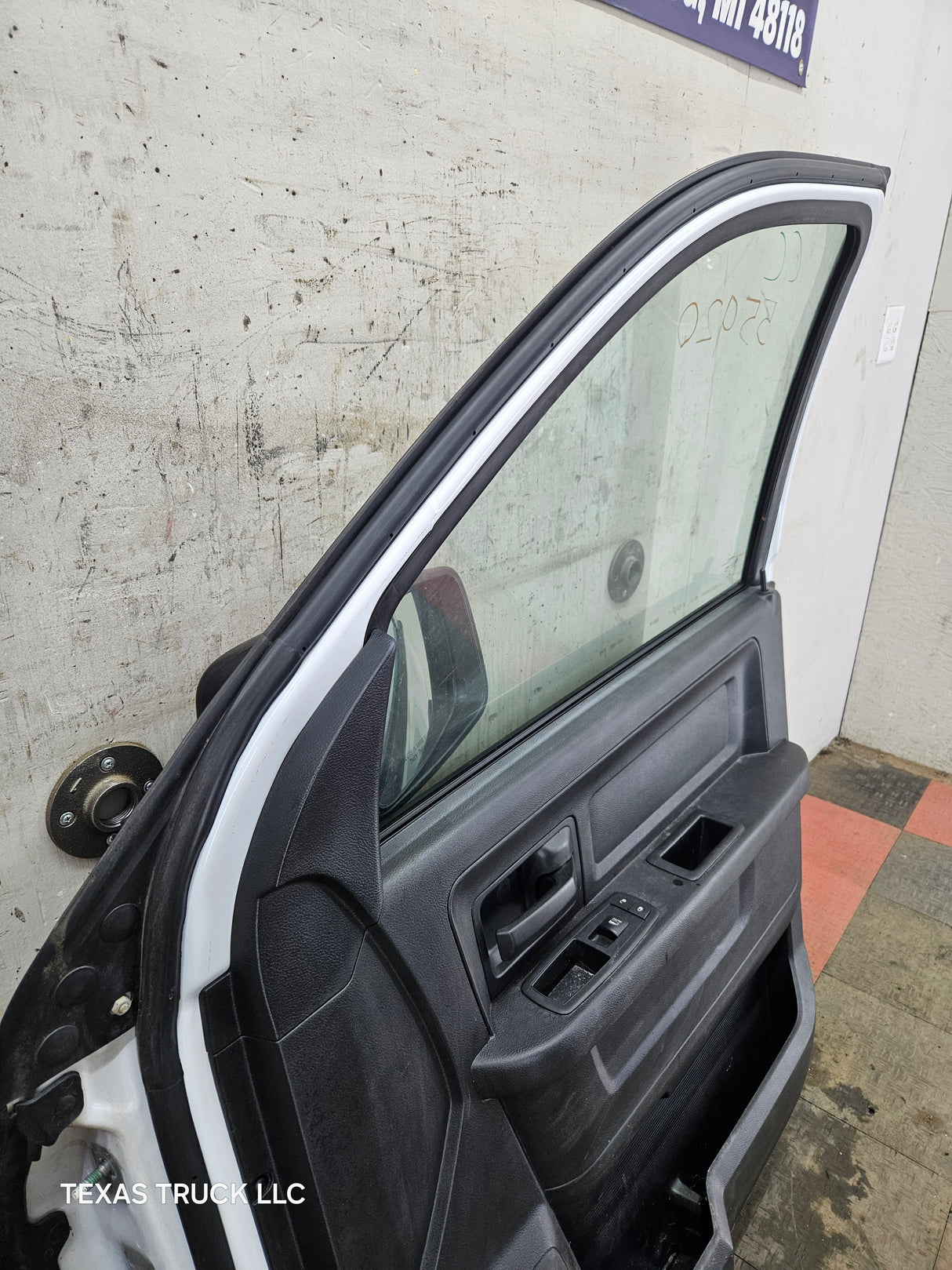 2009-2018 Dodge Ram 4th Gen Passenger Side RH Front Quad Cab Door 1500 2500 3500 4500 5500 - Bright White Clear Coat
