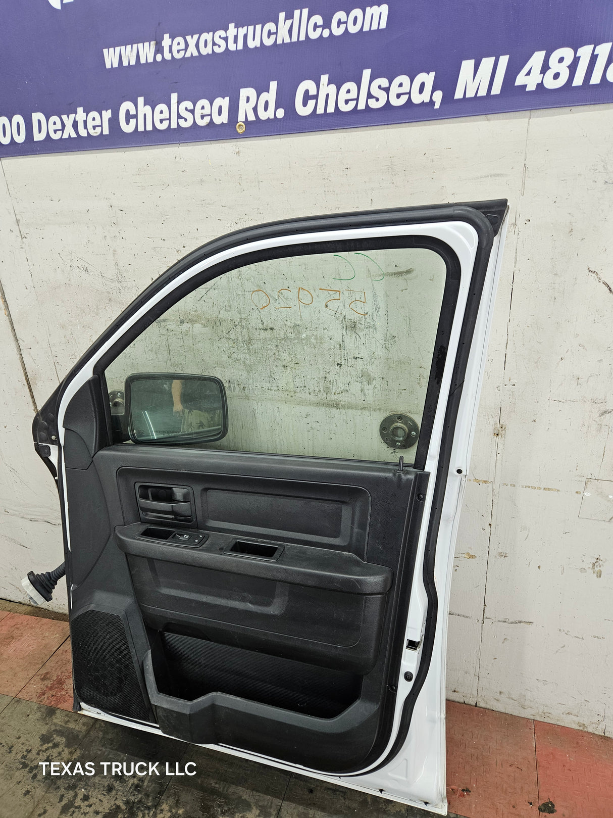 2009-2018 Dodge Ram 4th Gen Passenger Side RH Front Quad Cab Door 1500 2500 3500 4500 5500 - Bright White Clear Coat