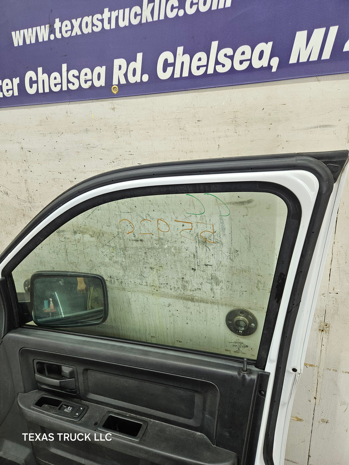 2009-2018 Dodge Ram 4th Gen Passenger Side RH Front Quad Cab Door 1500 2500 3500 4500 5500 - Bright White Clear Coat