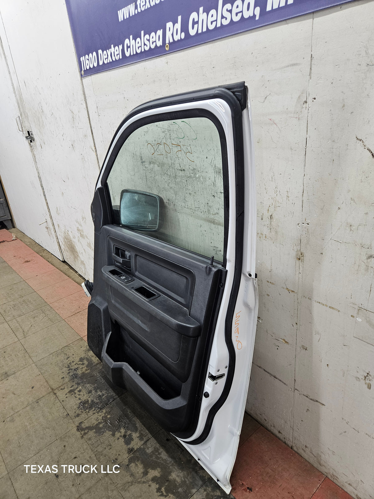 2009-2018 Dodge Ram 4th Gen Passenger Side RH Front Quad Cab Door 1500 2500 3500 4500 5500 - Bright White Clear Coat