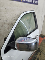 2009-2018 Dodge Ram 4th Gen LH Driver Side Front Quad Cab Door 1500 2500 3500 4500 5500 - Bright White Clear Coat & Pebble Beige/Bark Brown