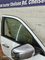 2009-2018 Dodge Ram 4th Gen Passenger Side RH Front Quad Cab Door 1500 2500 3500 4500 5500 - Bright White Clear Coat & Pebble Beige/Bark Brown