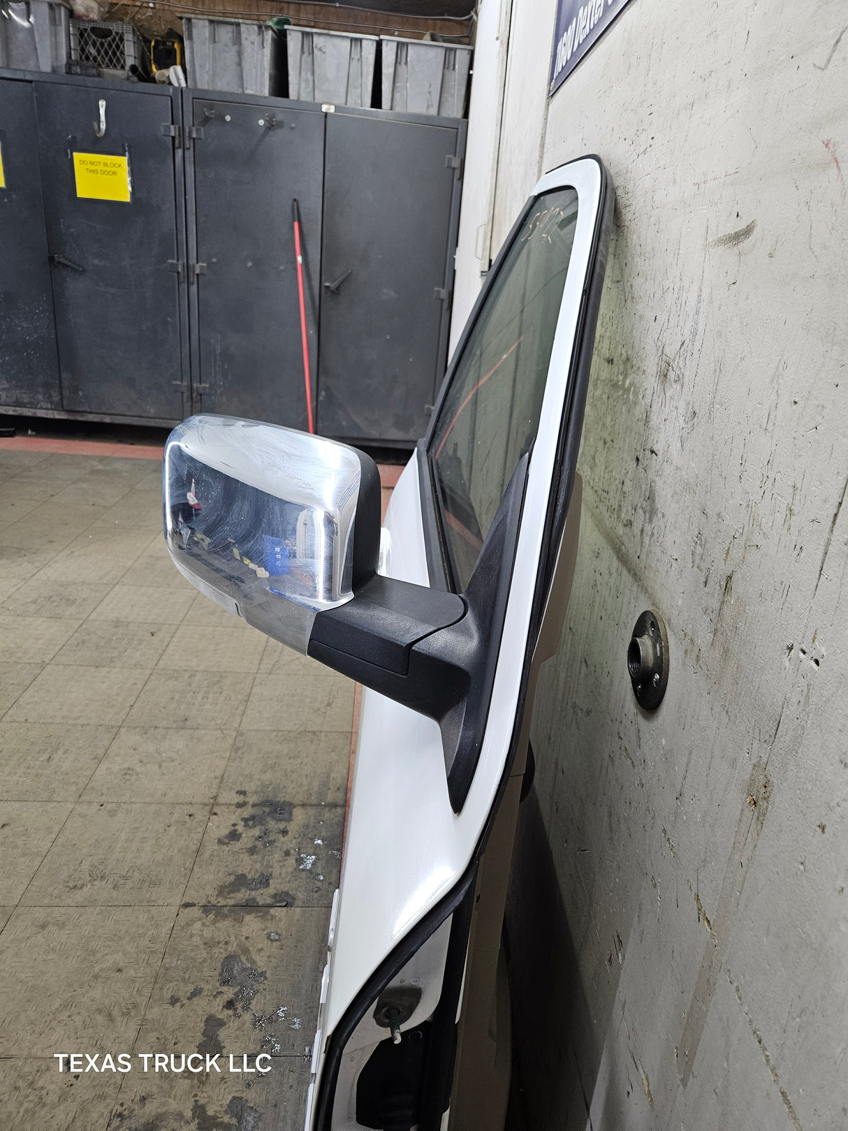 2009-2018 Dodge Ram 4th Gen Passenger Side RH Front Quad Cab Door 1500 2500 3500 4500 5500 - Bright White Clear Coat & Pebble Beige/Bark Brown