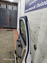 2009-2018 Dodge Ram 4th Gen Passenger Side RH Front Quad Cab Door 1500 2500 3500 4500 5500 - Bright White Clear Coat & Pebble Beige/Bark Brown